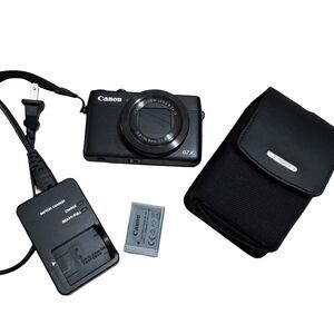 Canon PowerShot G7X Digital + 1 Battery, Case, Charger Hardly Used